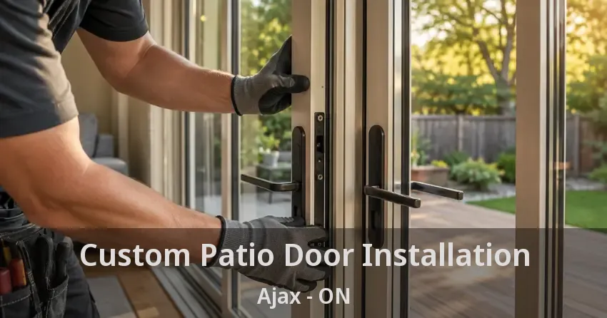 Custom Patio Door Installation Ajax - ON