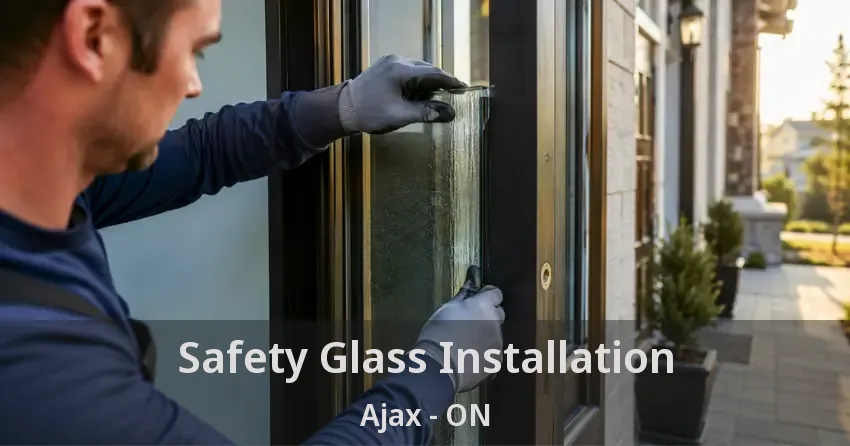 Safety Glass Installation Ajax - ON