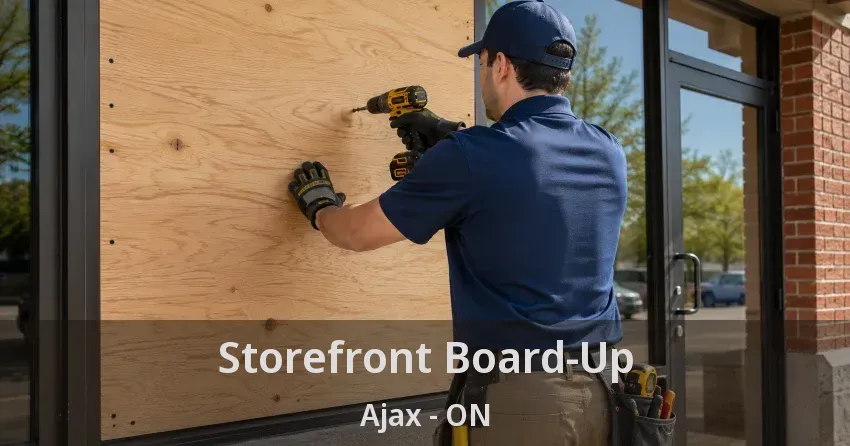 Storefront Board-Up Ajax - ON